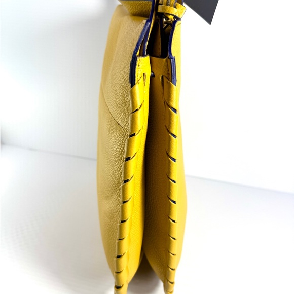 Plinio Visona Mustard Yellow Shoulder Bag - Picture 6 of 15